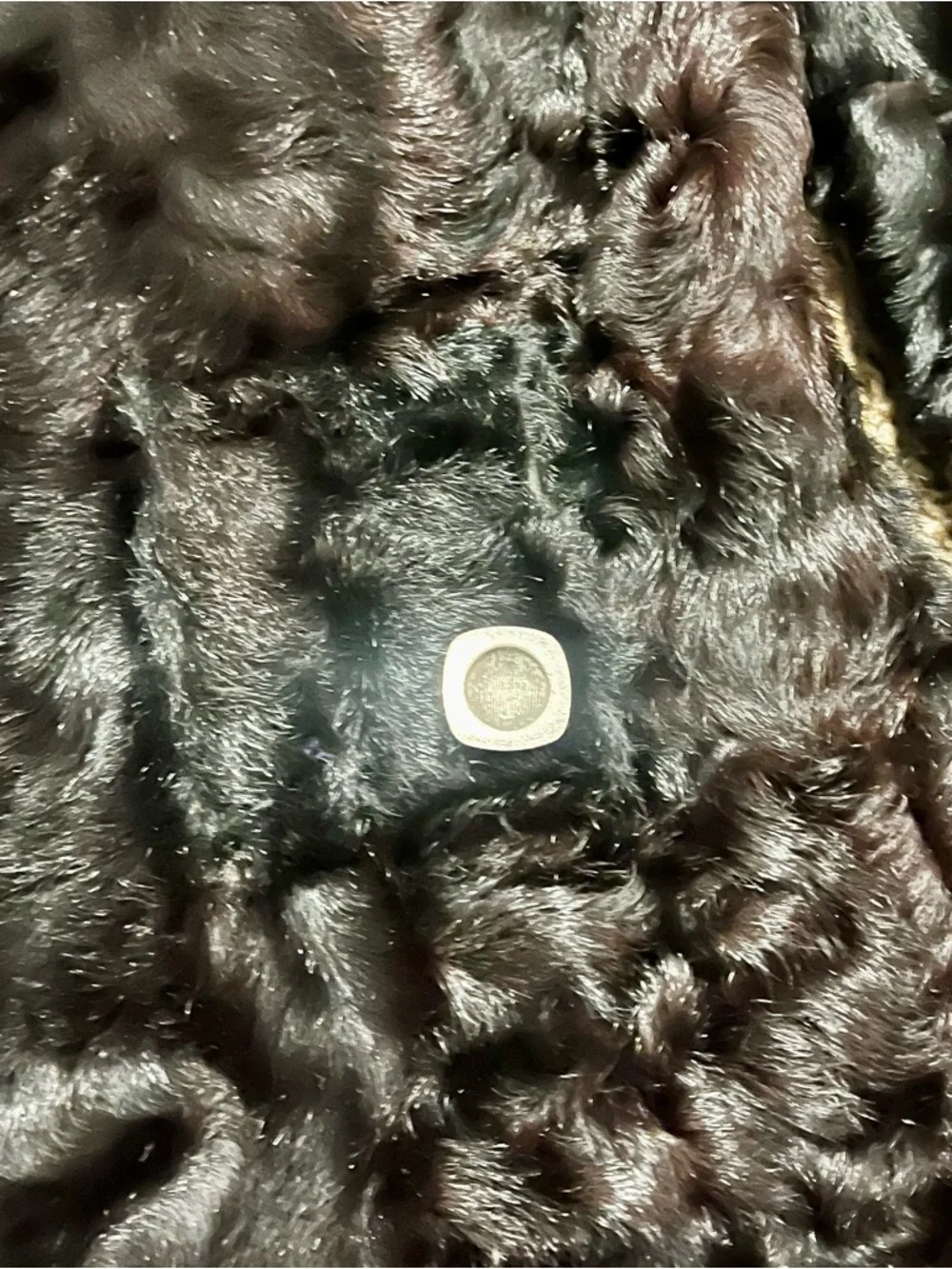 Vintage Black Fur  Coat Hip Length Lined Custom Made - Picture 11 of 12